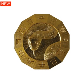 商品詳細 (純金干支十二稜メダル（巳）)
