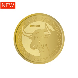 商品詳細 (純金メダル-星座-コレクション（牡牛座）)