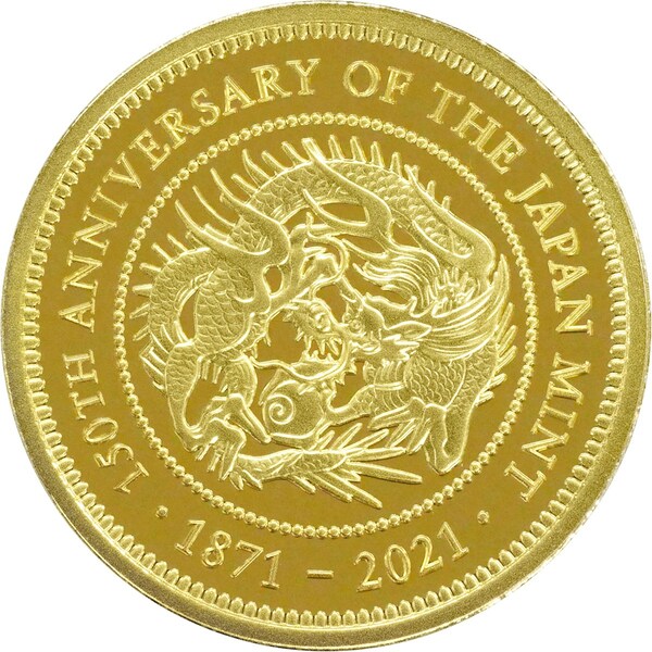 150th Anniversary of the Japan Mint Commemorative Gold Medal